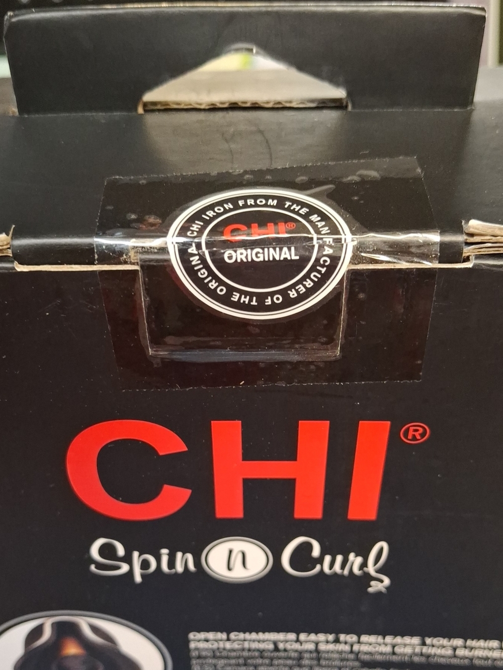 CHI Spin N Curl Ceramic Rotating Curler in Matte Black New Sealed Box - Picture 4 of 6